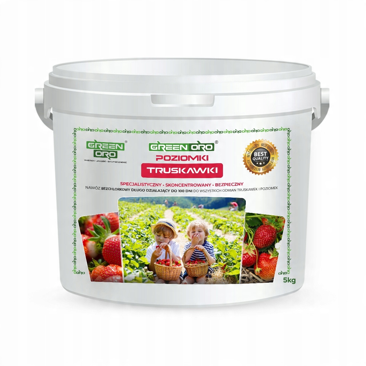 

Nawóz do Truskawki Poziomek malin 5kg Green Oro