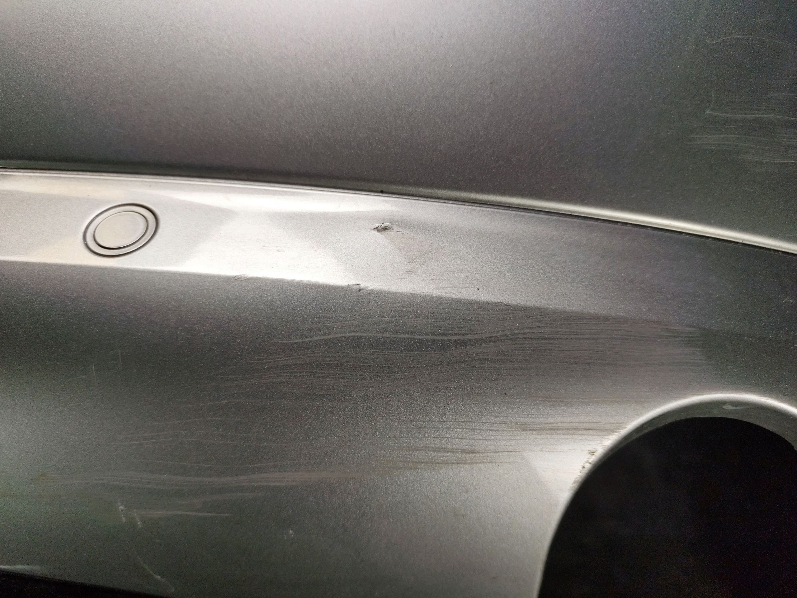 bumper rear part AUDI A8 D3 LAK: HHV (02-05)