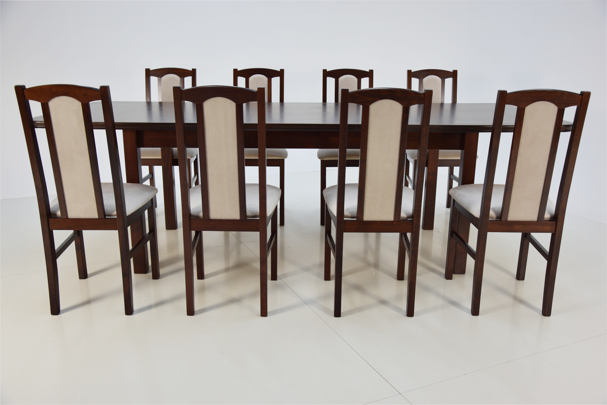 8x krzesło drewniane + stół rozkładany do 300 cm Kod producenta Z