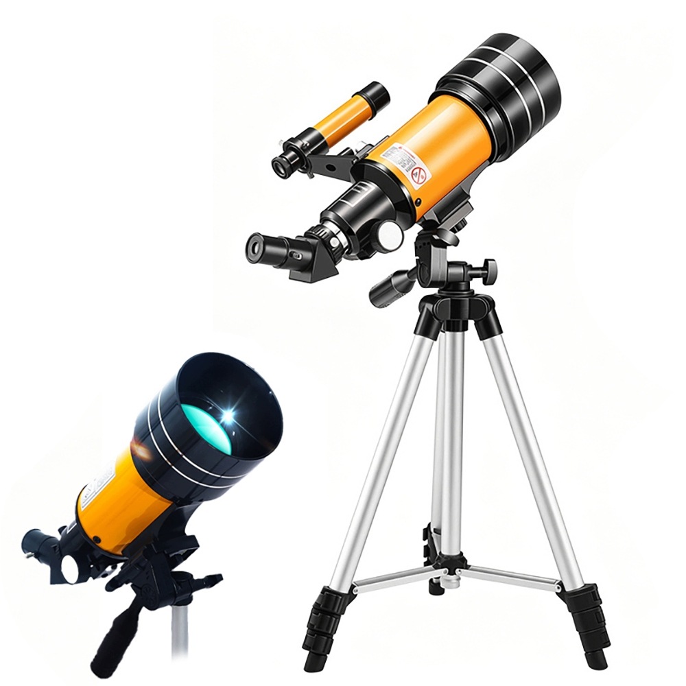 Teleskop 70 MM 300 MM Sada 3 Brýlí 2 Barlow Pro Děti Dárek pro dítě