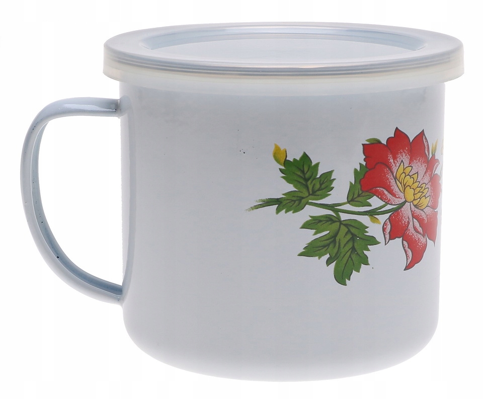 

Kubek Emaliowany z Przykrywką Stalowy 700ml 5122
