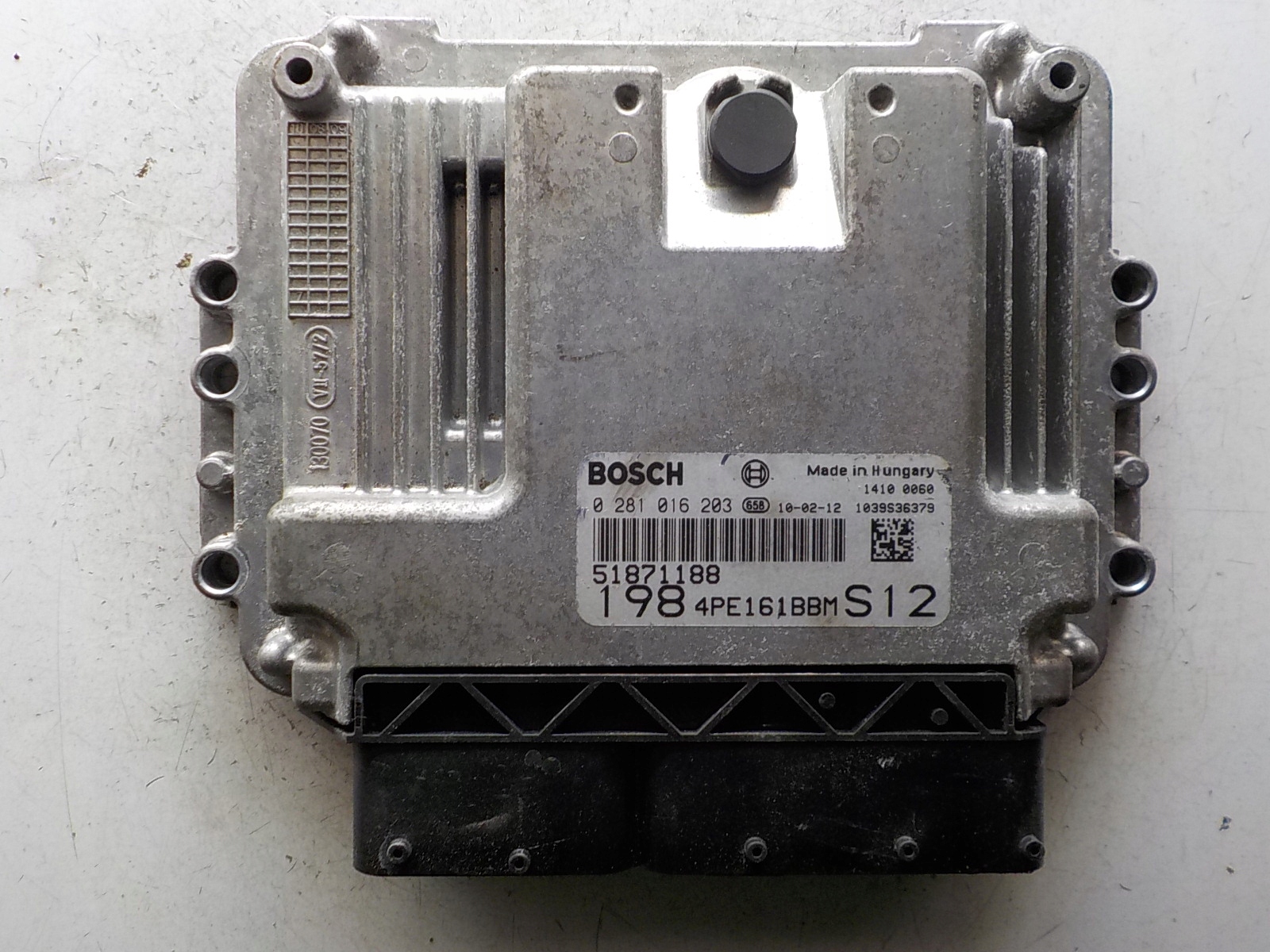 FIAT BRAVO II computer control unit 0281016203 51871188