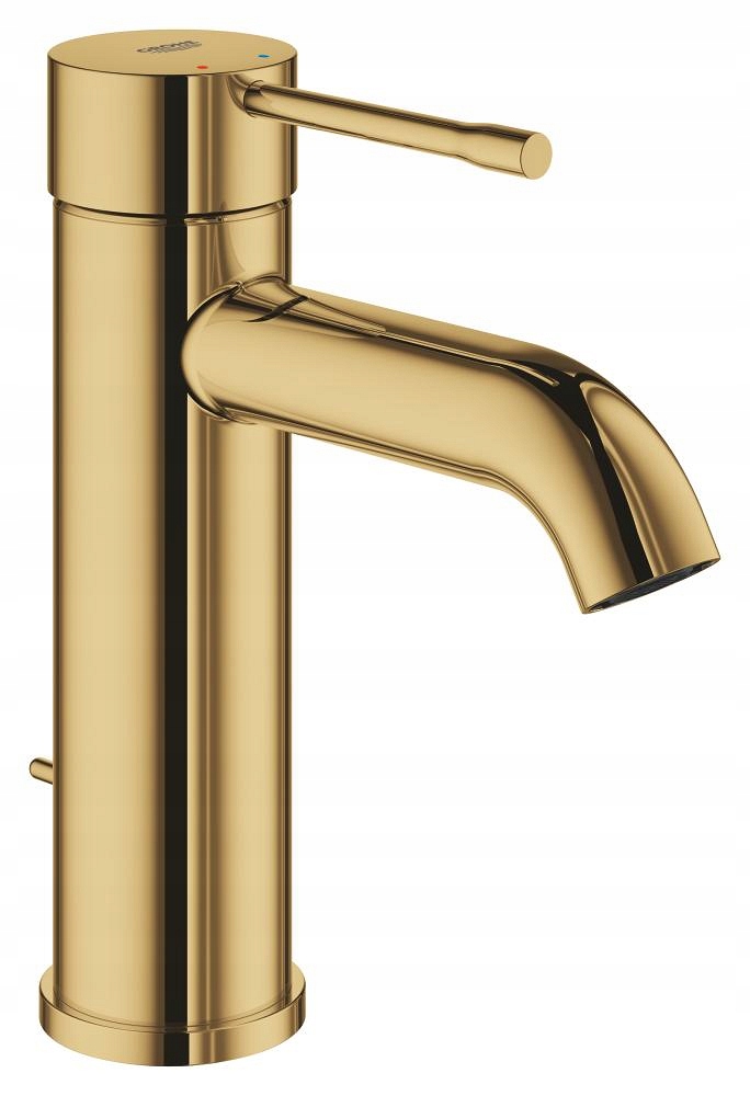 Bateria umywalkowa stojąca Grohe Essence S złota zestaw odpływowy 23589GL1