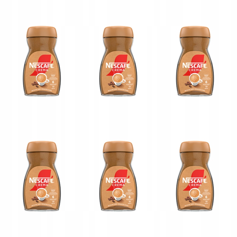 Nescafé Crema Káva 200 g X6
