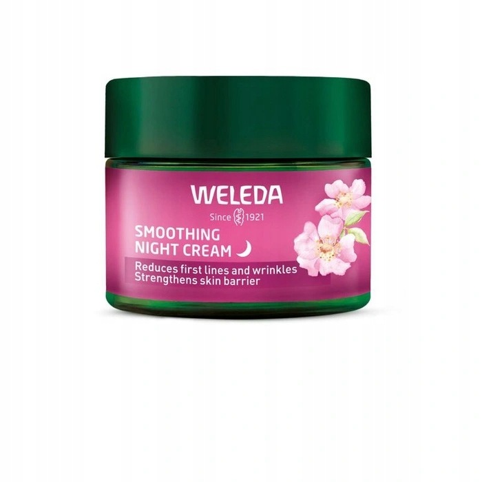 Weleda Wygładzający krem na noc z dziką różą i białą herbatą, 40 ml