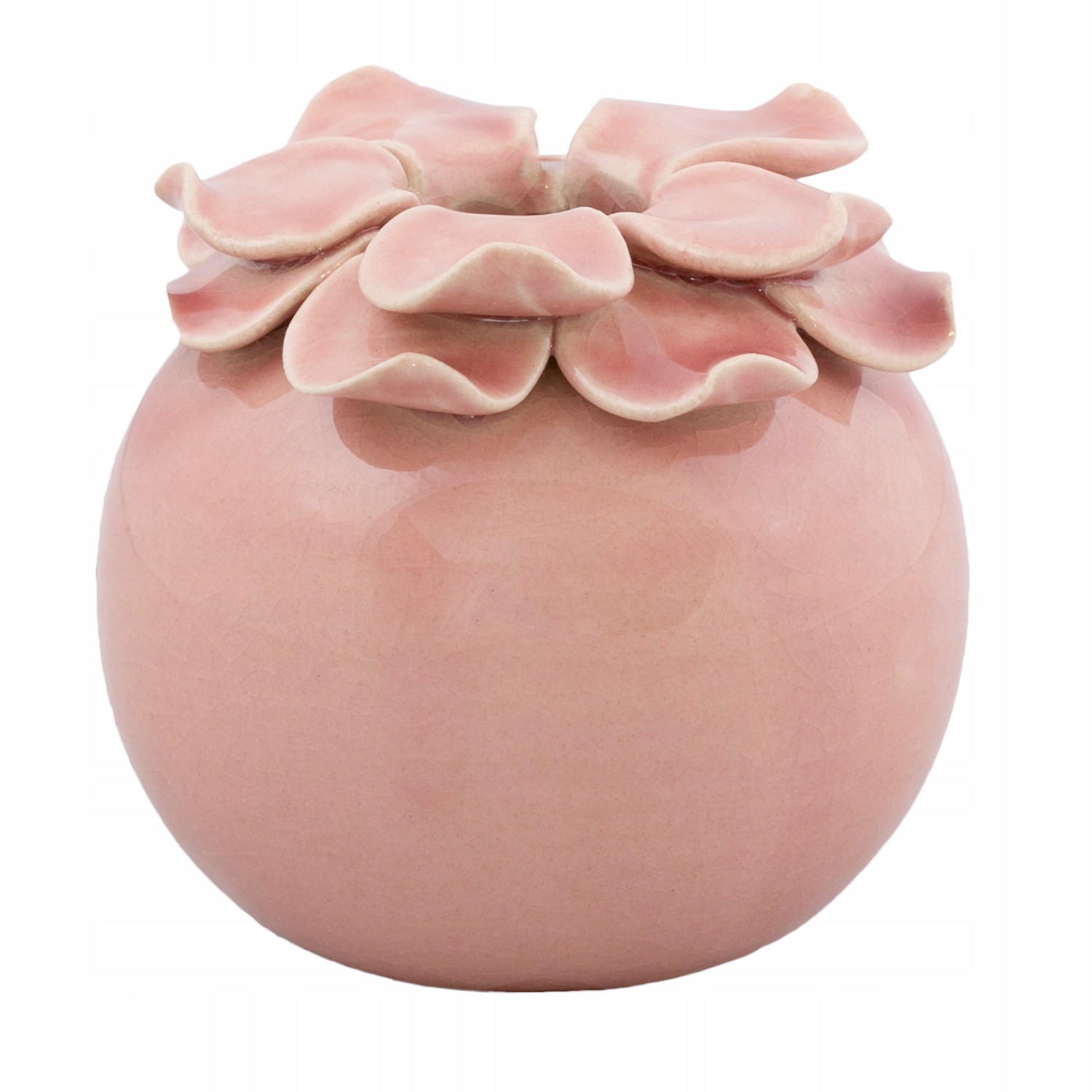 

Wazon Kwiat na różę różowy, ceramiczny