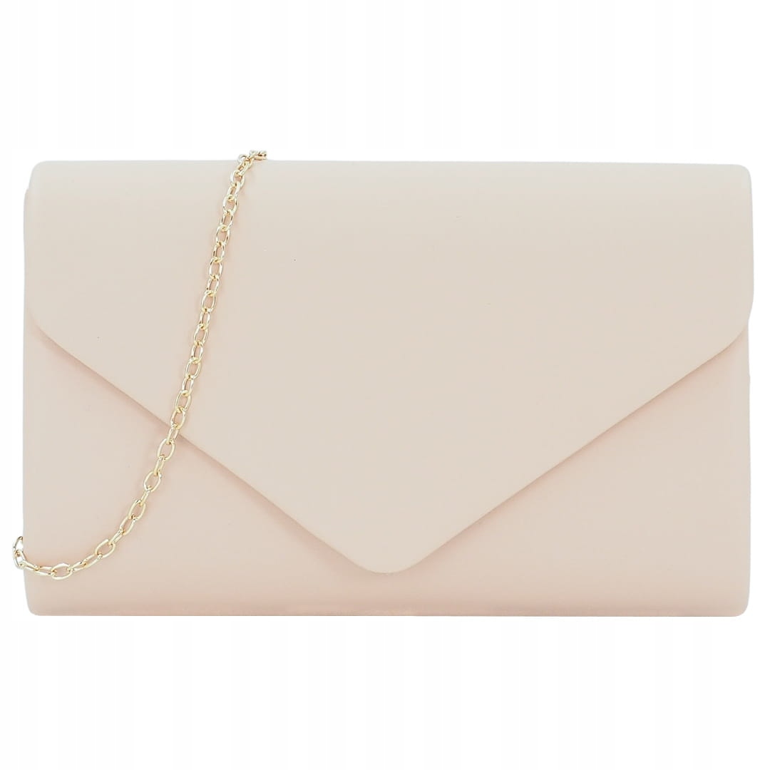 KOPERTÓWKA GŁADKA SKÓRZANA SZAMPAŃSKA TOREBKA STUDNIÓWKA ELEGANCKA I MODNA