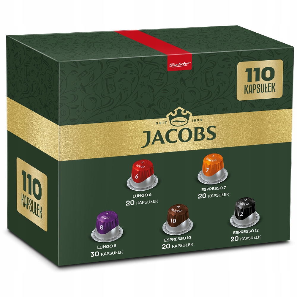 Kapsułki Jacobs do Nespresso(r)* Zestaw mix [110 kaw] 10+1 Gratis!