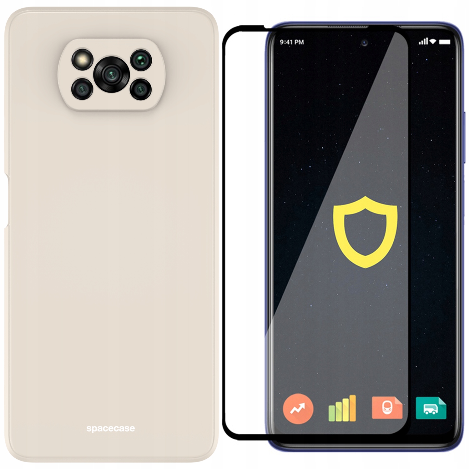 

Etui Matowe Spacecase Do Poco X3 Pro Nfc Szkło