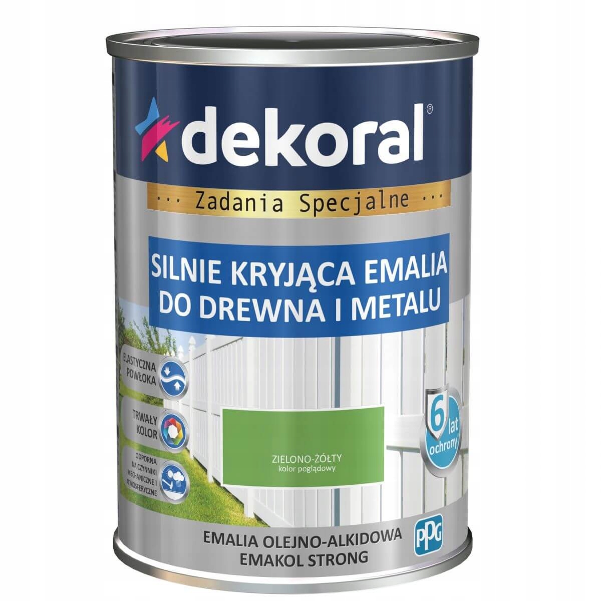 

Emakol Strong Zielono-Żółty Połysk 0,9L Dekoral