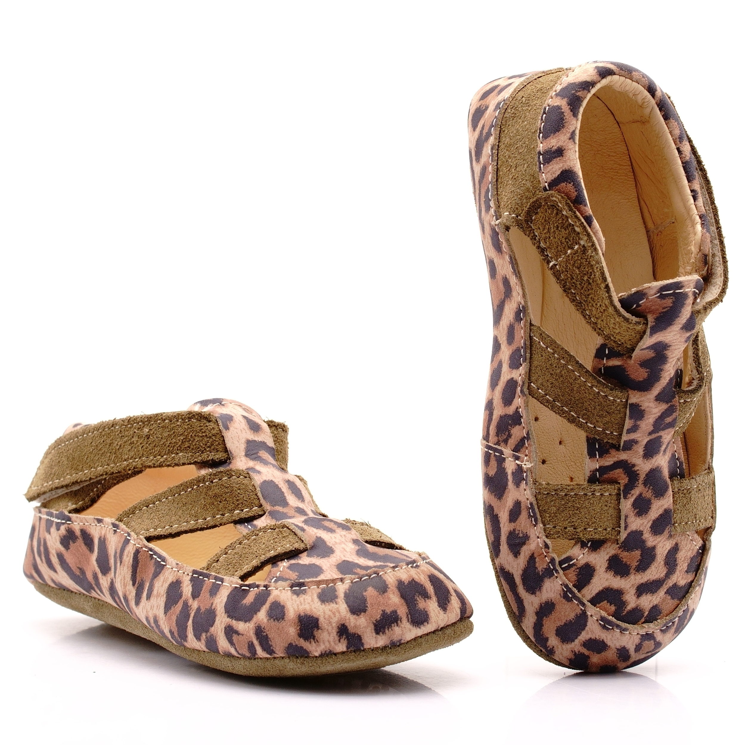 Obex Barefoot Skórzane Kapcie Lekkie Pantofle Buty Dziecięce Sacoma 24