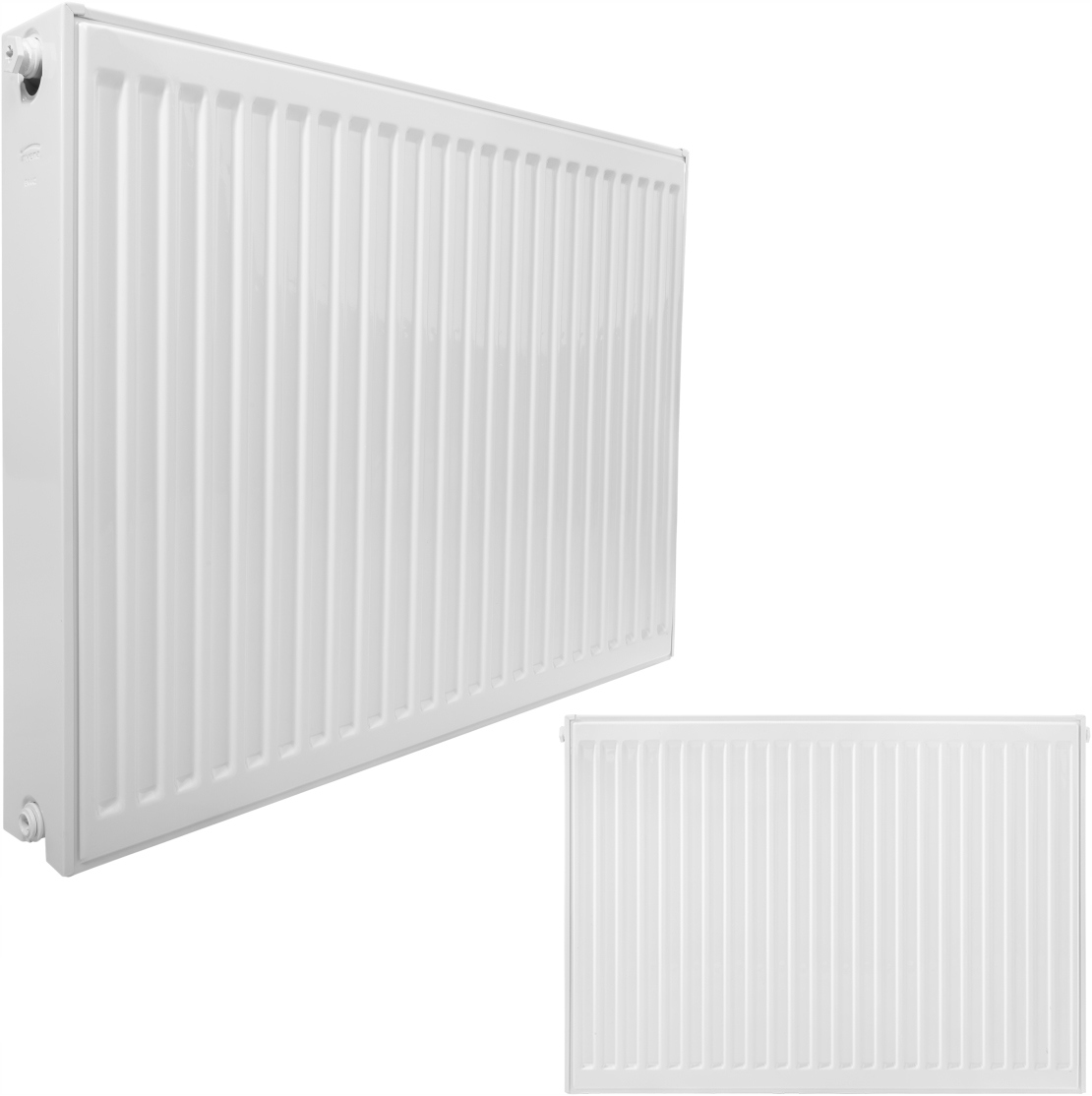 Ocelový Radiátor Boční Připojení Typ K22 600x400mm Komplet S Závěsy