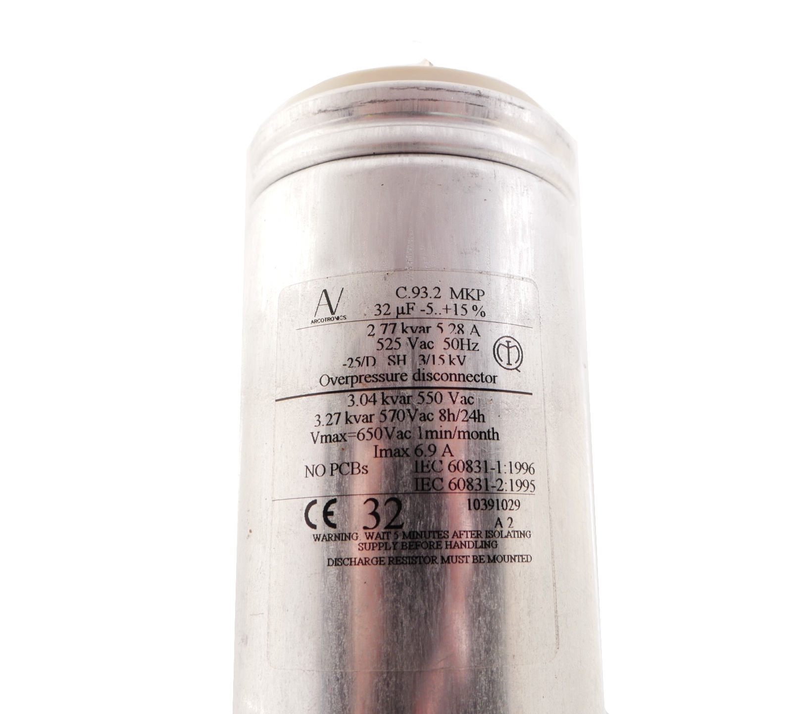 ROZRUCHOWY MKP C.93.2 32uF ARCOTRONICS Kod producenta MKP C.93.2 32uF