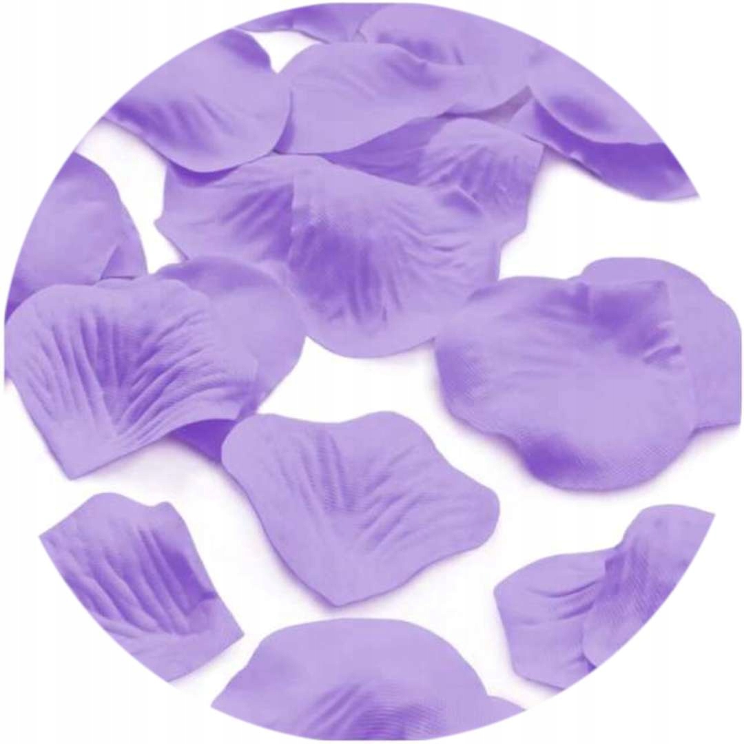 

Konfetti płatki róż Fioletowe ozdobne ślub 500 szt