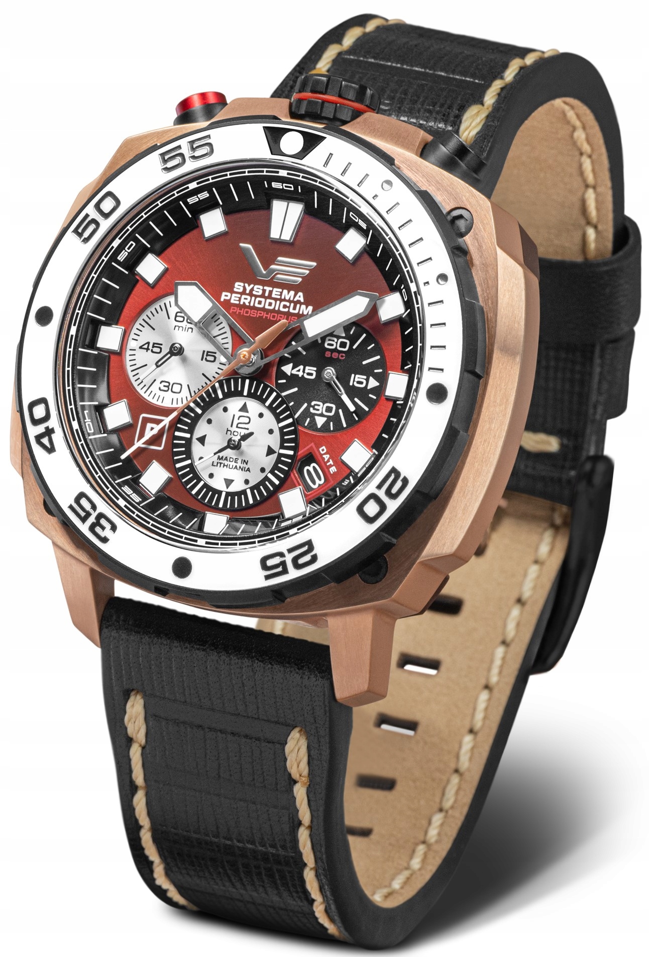 Nové originální hodinky Vostok Europe VK67-650E724 Systema Periodicum