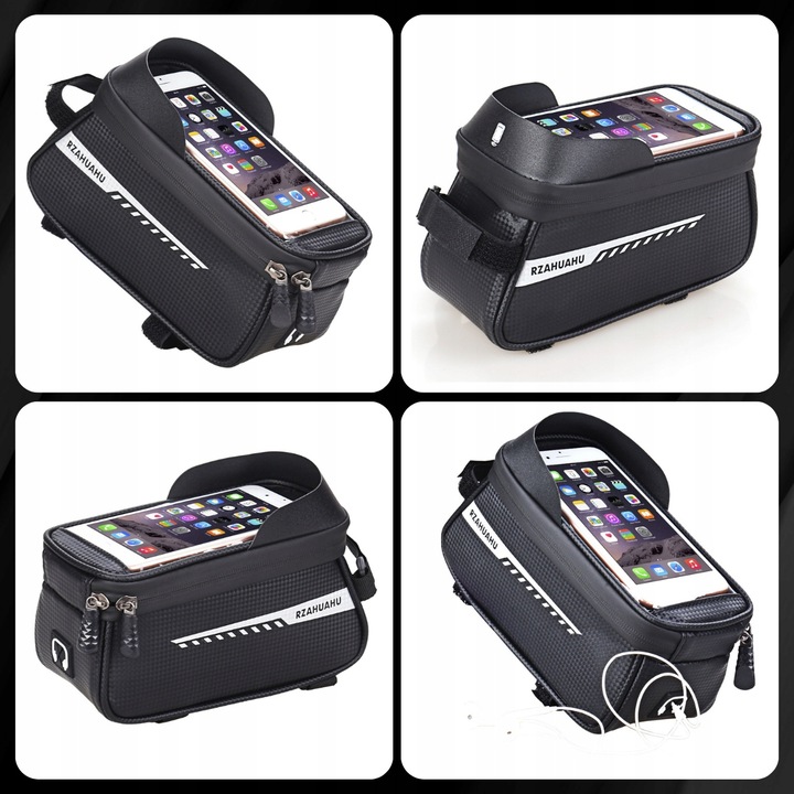 SAKWA ROWEROWA WODOODPORNA UCHWYT ETUI NA TELEFON TORBA NA RAMĘ SASZETKA Marka Inna marka