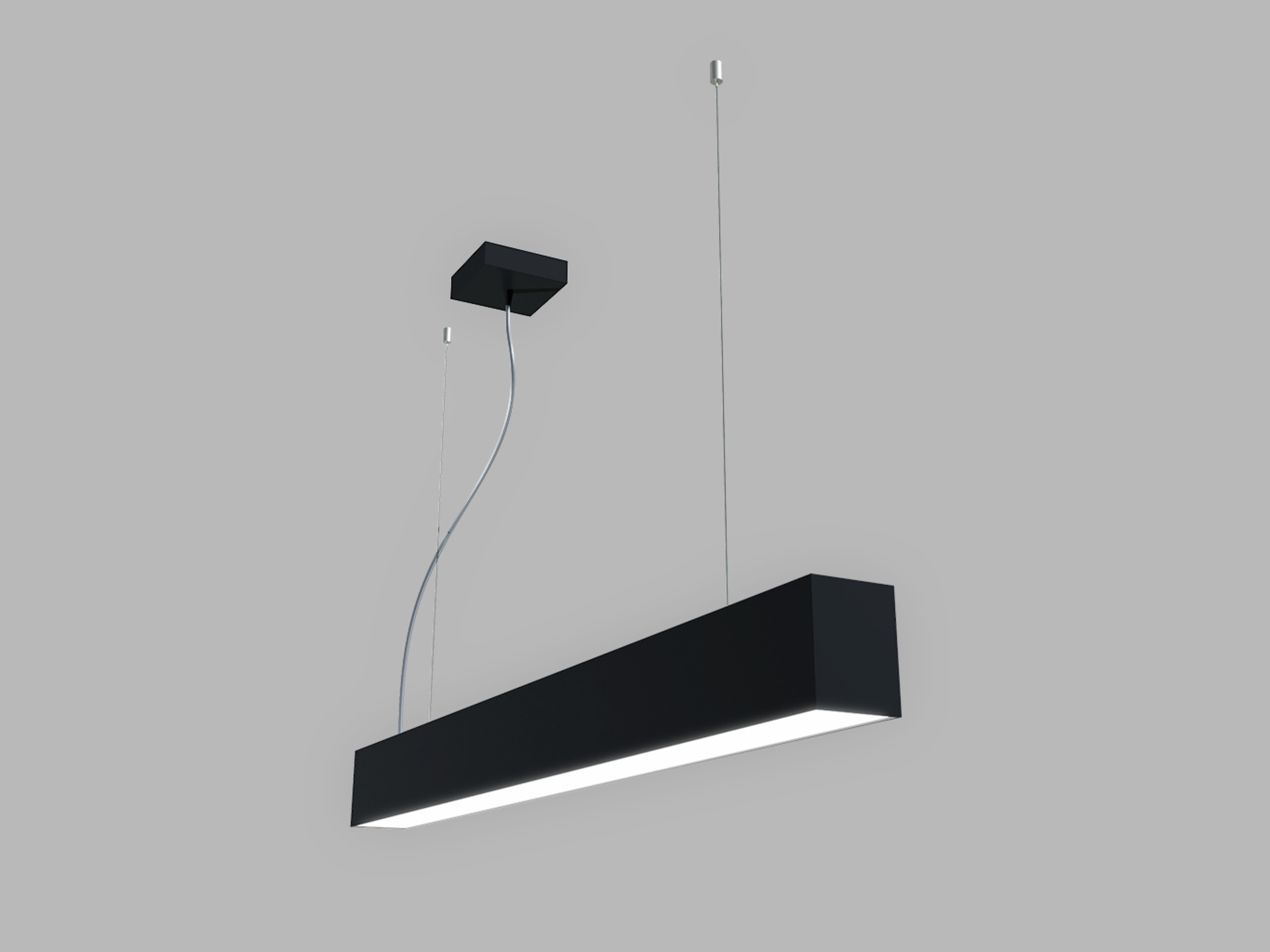 Závesné Led svietidlo LED2 Lino II 90 18-24W 3CCT čierne