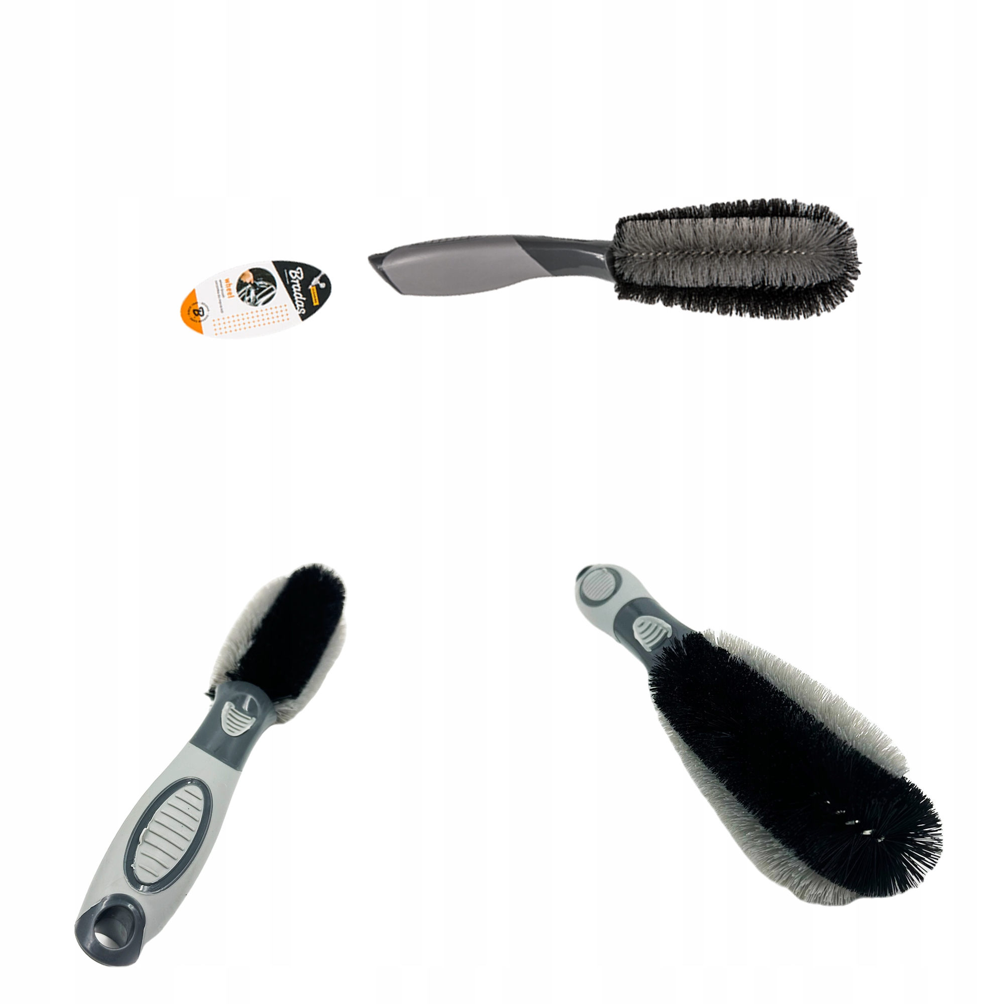 Szczotka Do Mycia Felg Kół Samochodu Krótka 29cm Gęste włosie