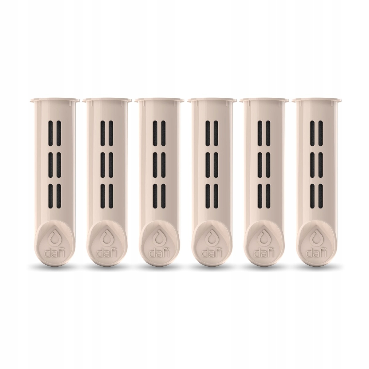 6 filtrów do butelki cappuccino beżowe