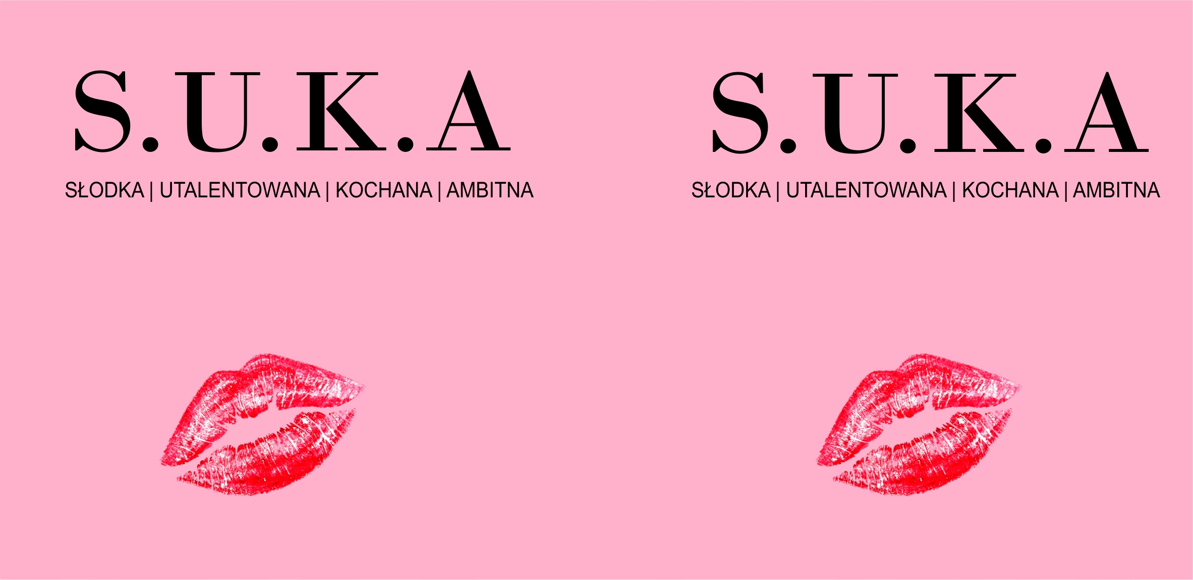 Kubek S.U.K.A + Imię GRATIS Marka inna