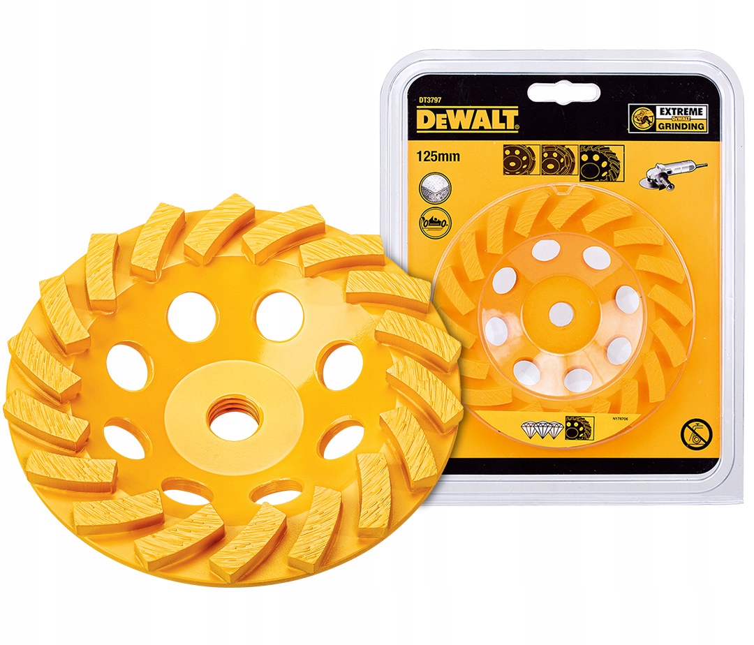 

Tarcza do szlifowania betonu 125mm DeWALT DT3797