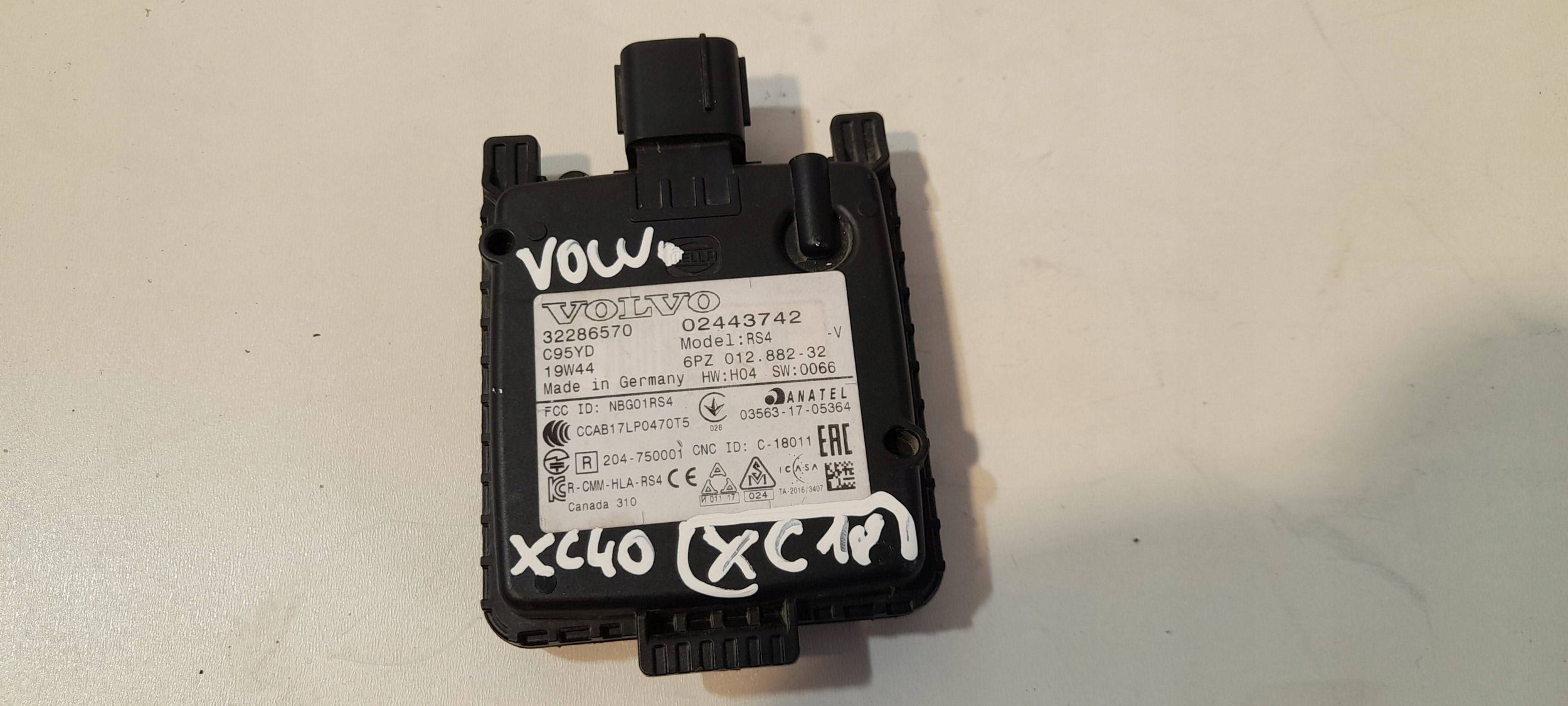 Volvo XC40 module martwego pola 3286570 (XC10)