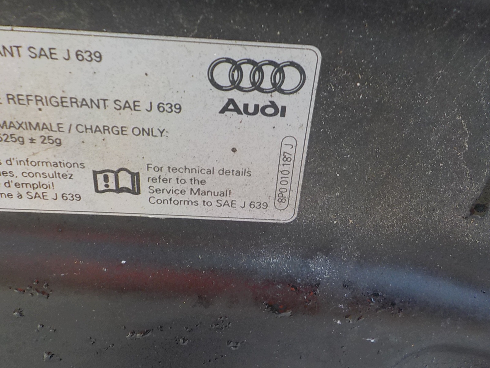 965 AUDI A3 II 8P LIFT 08-12 cofano