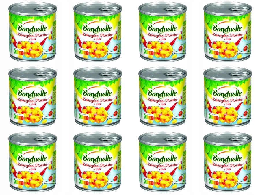 Levně 12 x 165 g Bonduelle Kukuřice zlatá s chilli Svařovací