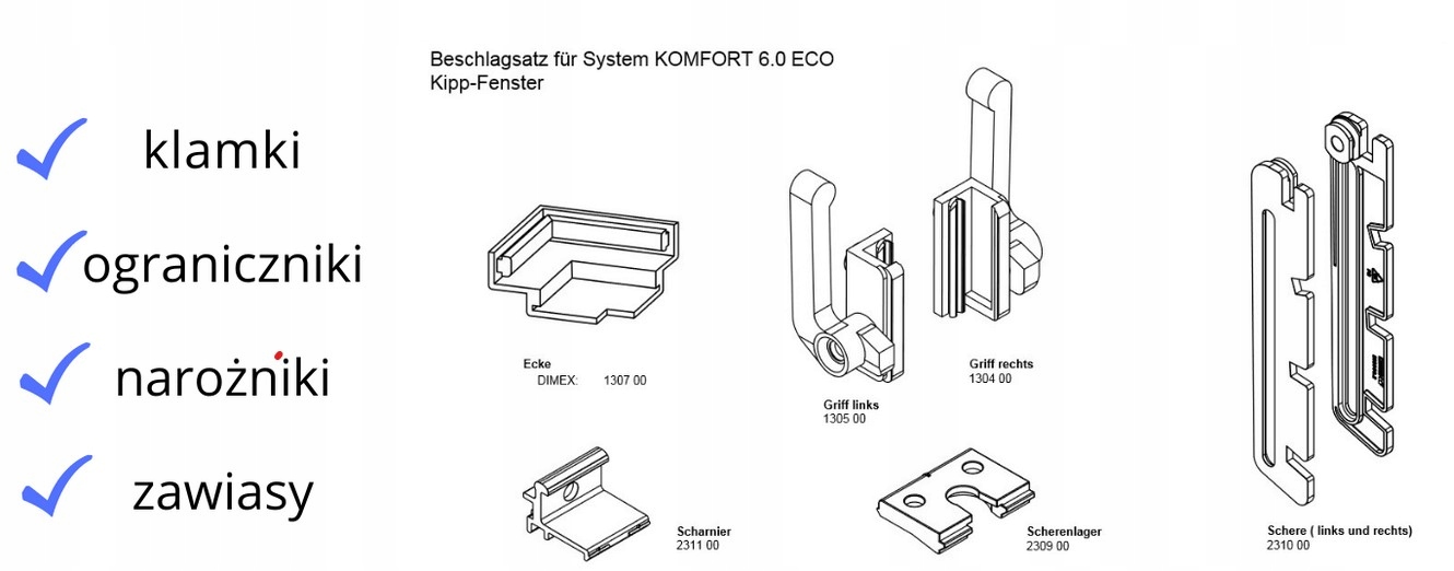 Okno Gospodarcze 980x630 białe, PCV, uchylne; Okno Inwentarskie Nowe Kod producenta 8040