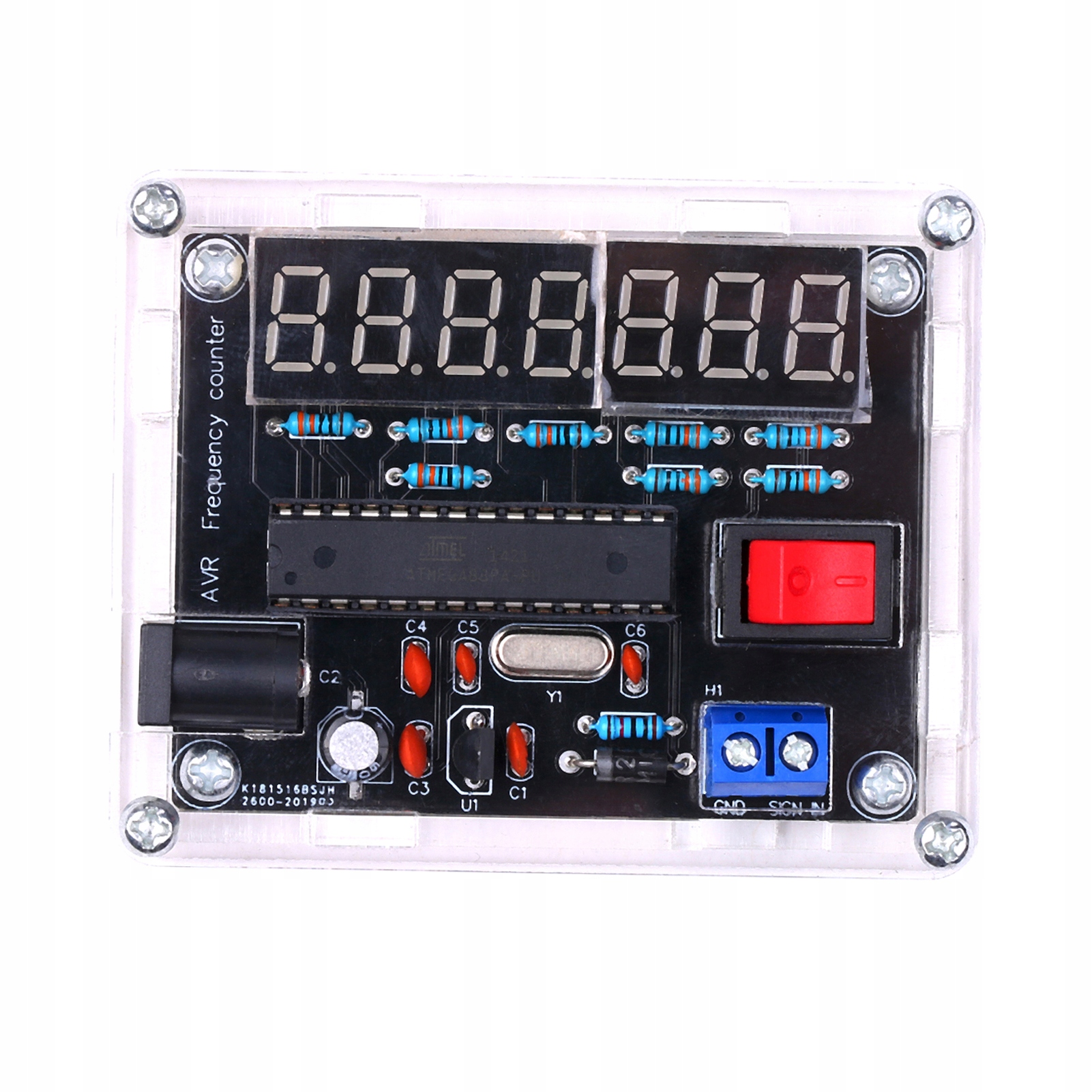 Miernik częstotliwości AVR 10MHz Zestaw DIY Licznik częstotliwości