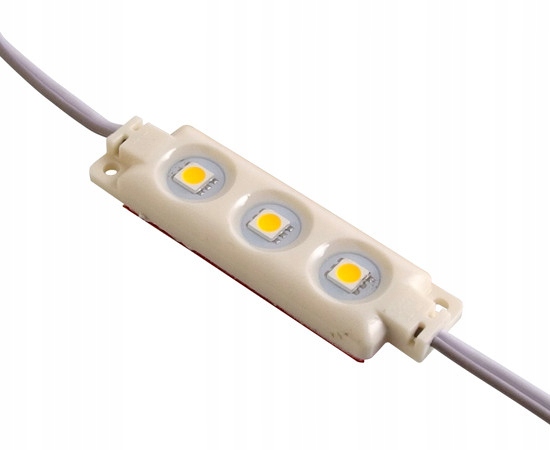 

Moduł led 12V x3 led PLCC6 biały ciepły 3000K 2szt