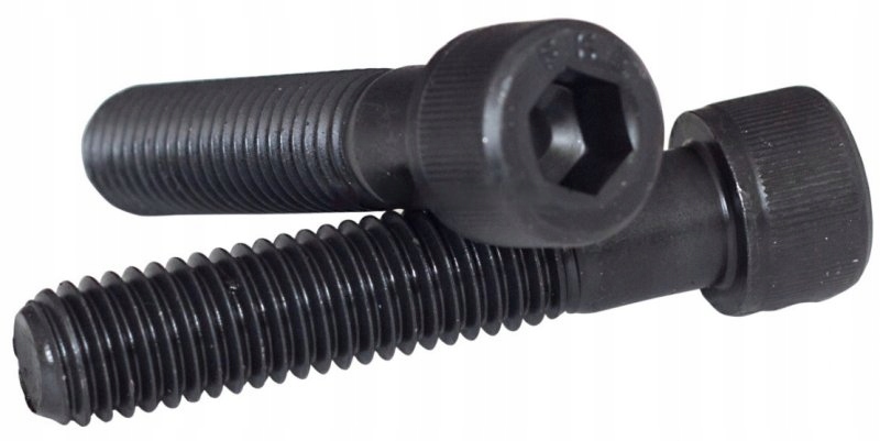 Śruba Imbusowa Unc 3/8" x 3 1/4" stalowa kl. 12.9 niepełny gwint 100 szt.