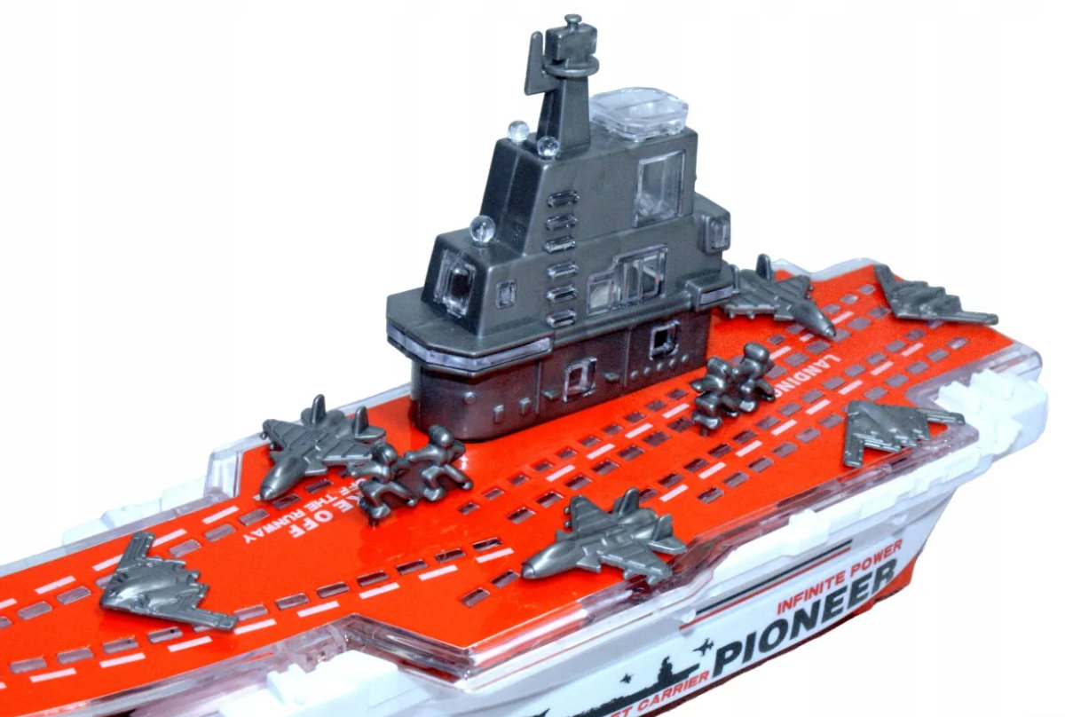 Lotniskowiec Statek Myśliw Żołnierze Wojsko OKRĘT# Marka bez marki