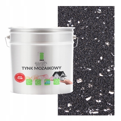 Mozaiková Omítka Pryskyřičná S Mikou Černá Marmolit Třída 1 Mozaika 7 kg