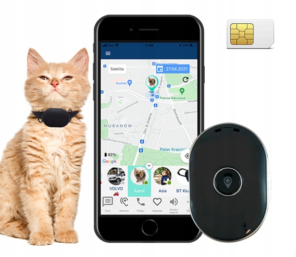 

Lokalizator Gps dla kota Calmean obroża S/m