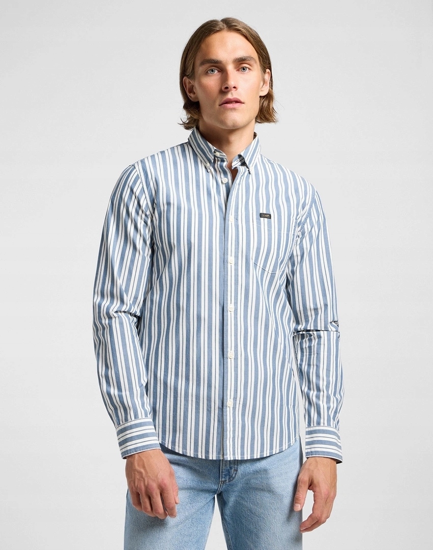 Męska koszula Lee Button Down Orion Stripe 112363894 M