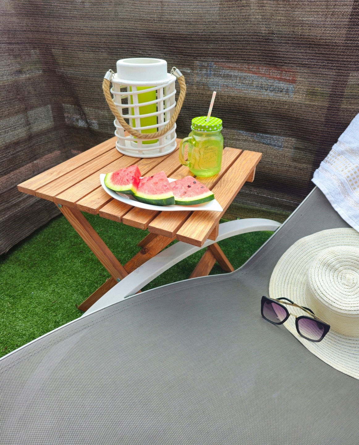 DREWNIANY STÓŁ STOLIK OGRODOWY BALKONOWY TARASOWY NA PATIO 46X46 Szerokość mebla 46 cm