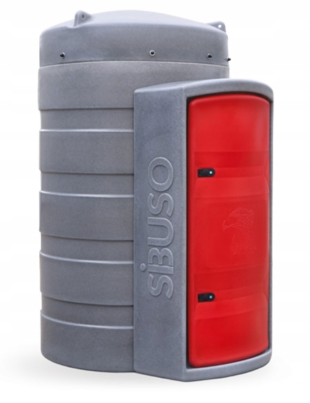 Дизельный бак с двумя пластинами 1500 л