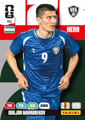 Panini Fifa World Cup 2026 511 Odiljon Hamrobekov Uzbekistan