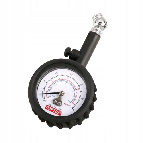 CIŚNIENIOMIERZ DO OPON KÓŁ MANOMETR 4 BAR/60 PSI Marka Toptul