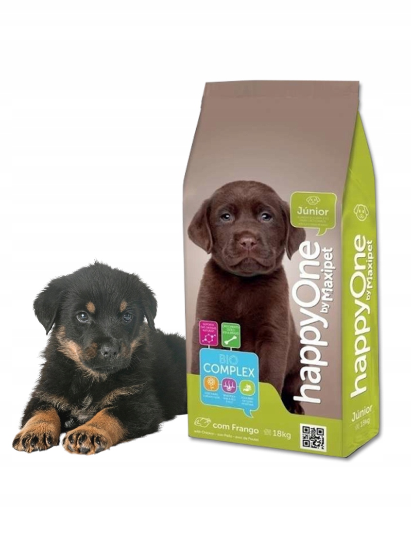 HappyOne Junior dla szczeniąt drobna karma 18kg