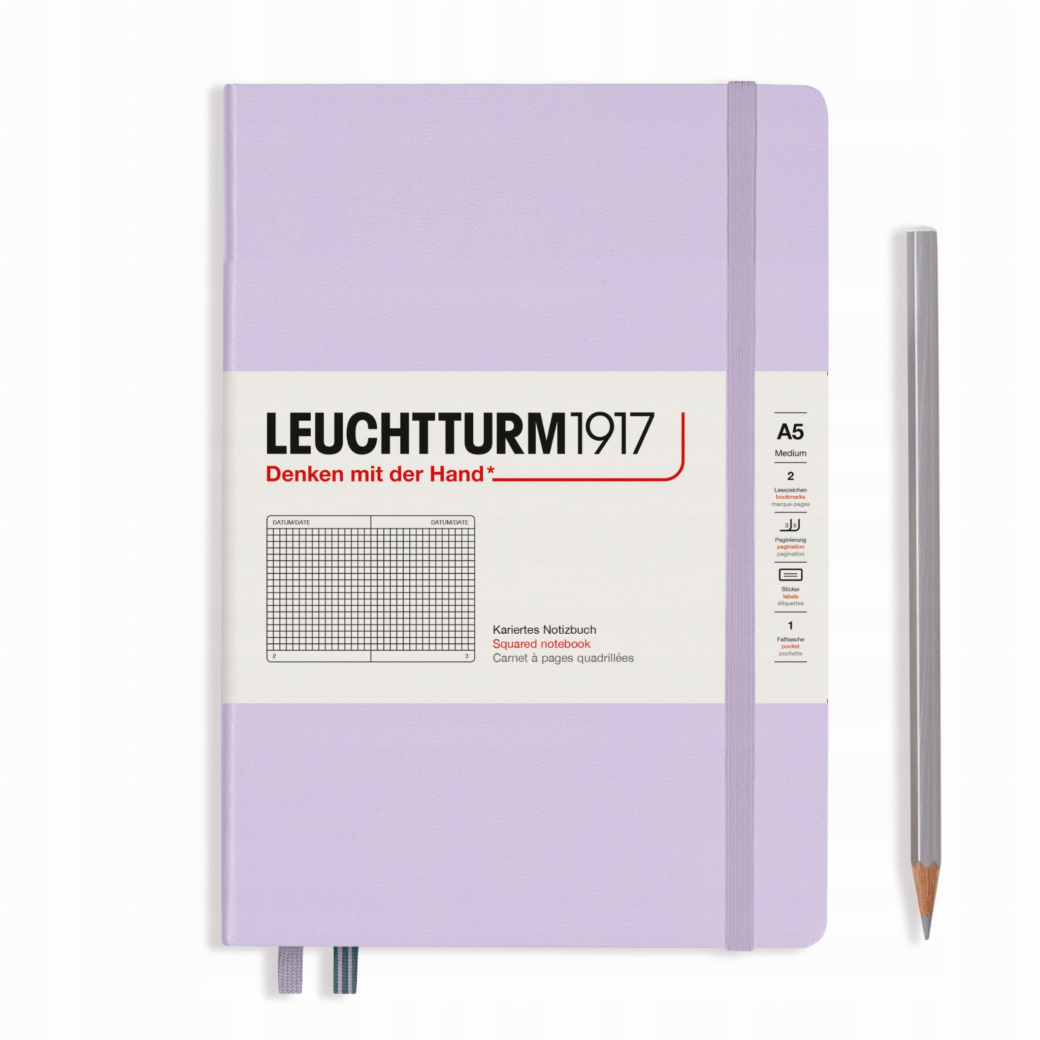 Notatnik Leuchtturm1917 Medium A5, Kratka, Lilac