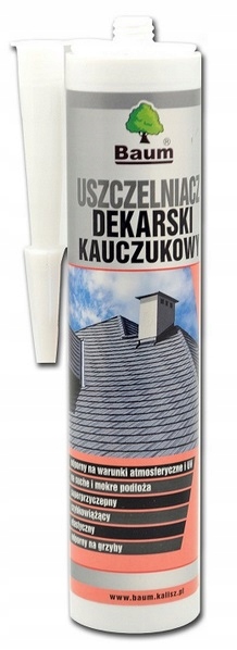 

Baum Uszczelniacz Dekarski Kauczukowy Czarny 300ML