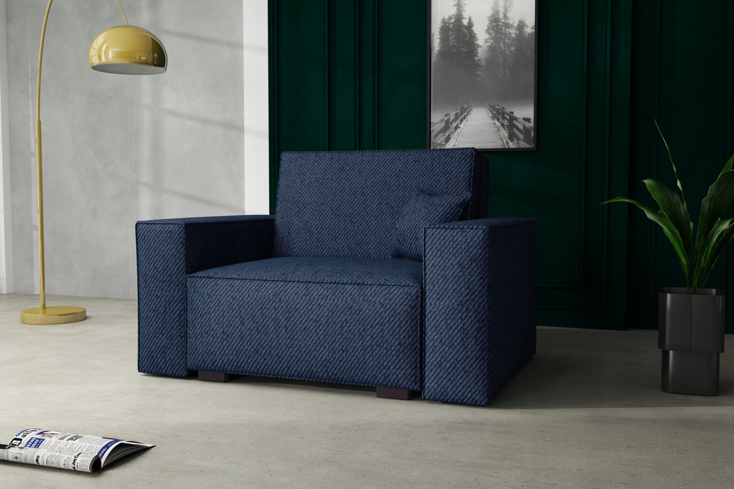 sofa VIGA I VOX pojedyncza kanapa składane łózko Długość 196 cm