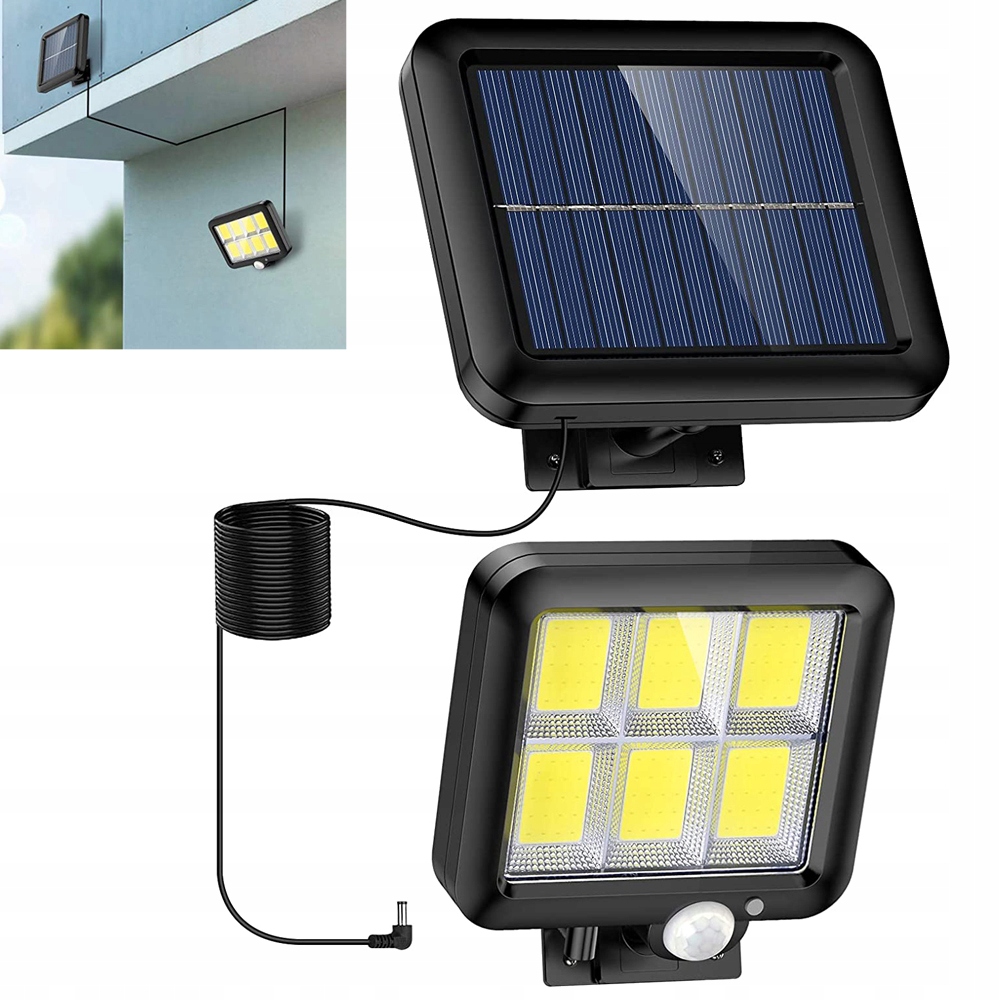 

Lampa Solarna 120 Led Z Czujnikiem Ruchu Zmierzchu