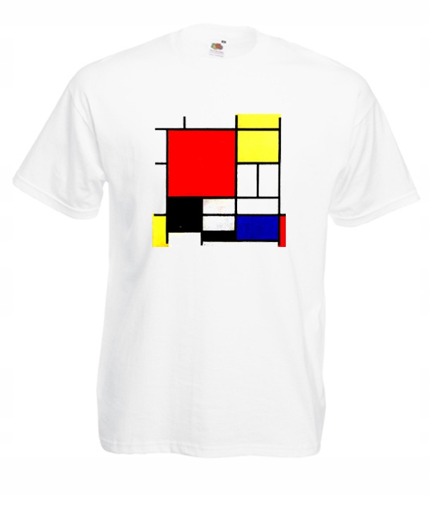

S Koszulka Męska Piet Mondrian Sztuka Malarz