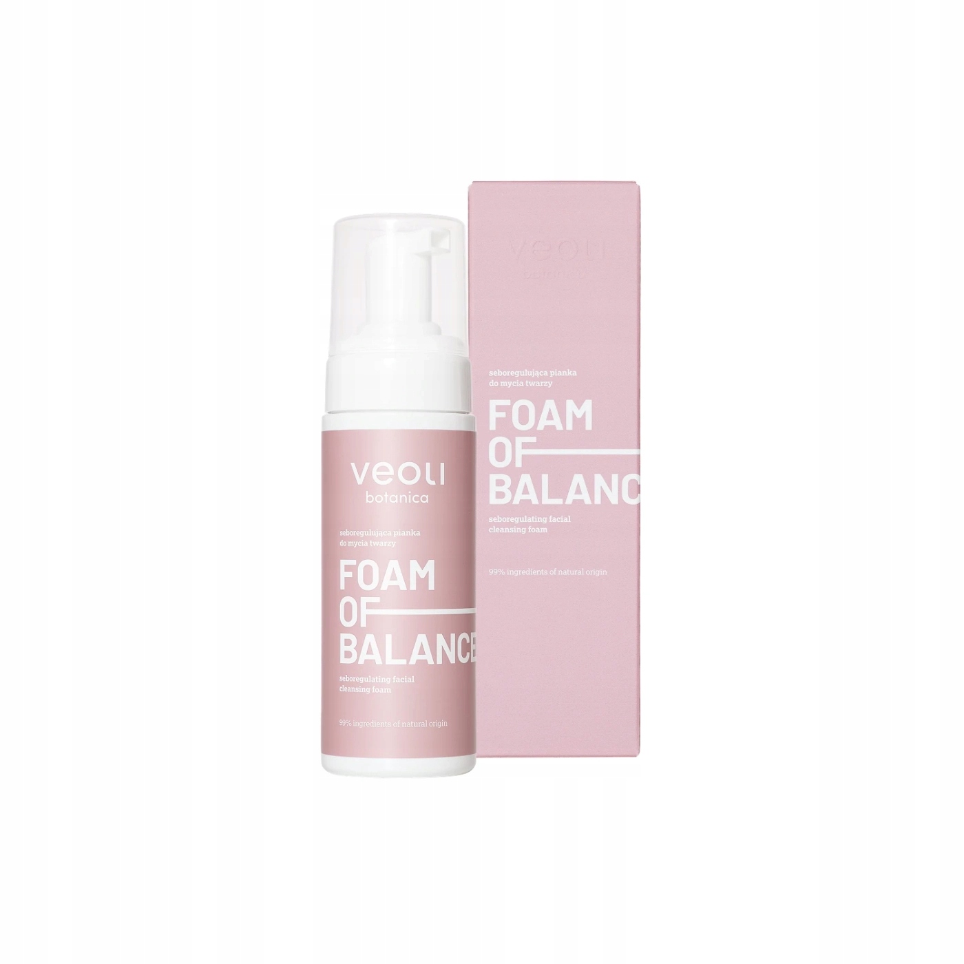 Veoli Botanica Foam Of Balance Seboregulační pěna na mytí obličeje 150 Ml