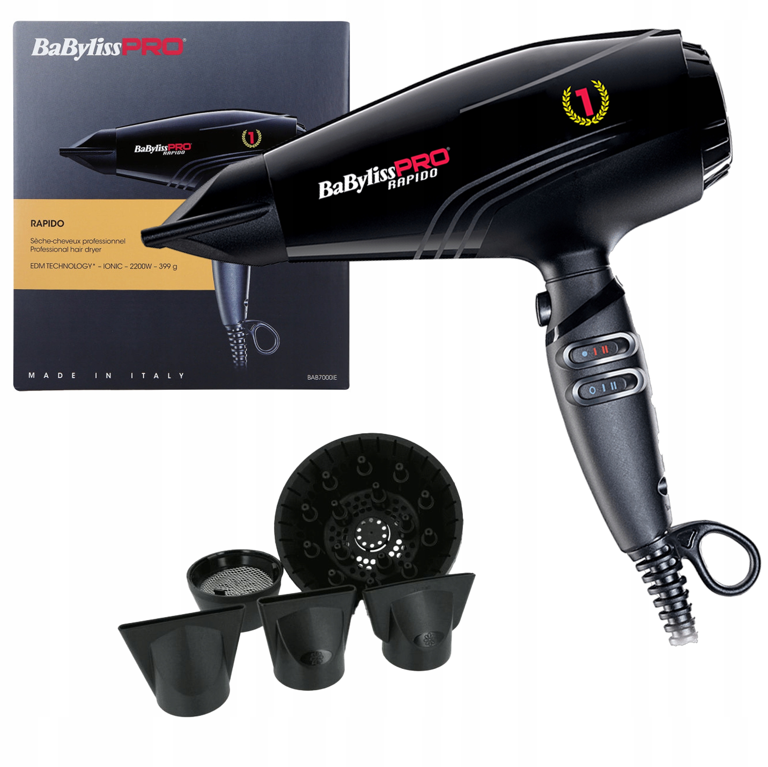 BaByliss Pro Suszarka Rapido 2200W BAB7000IE