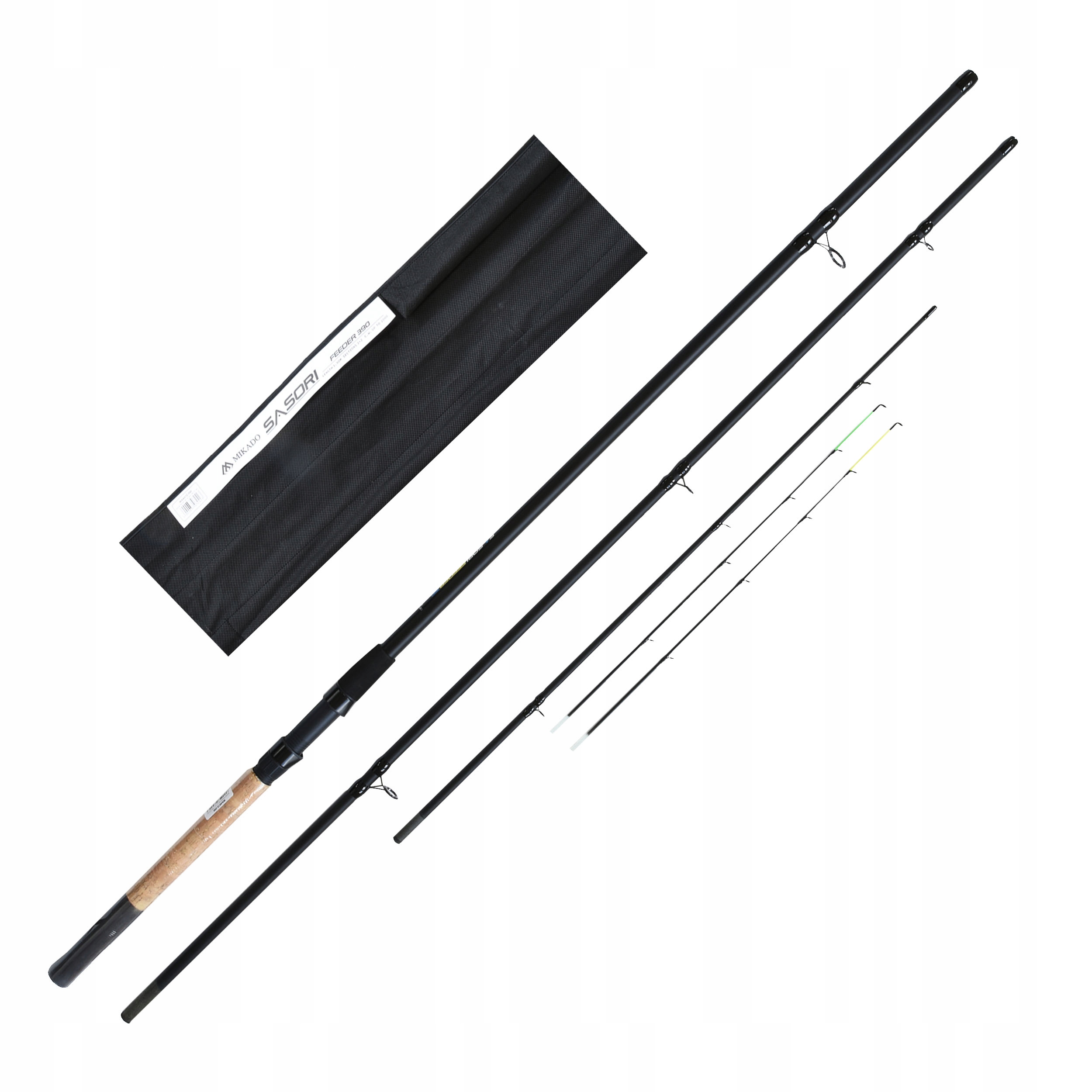 Wędka gruntowa Mikado Sasori Feeder 2 szczytówki 3.90m 1-100g