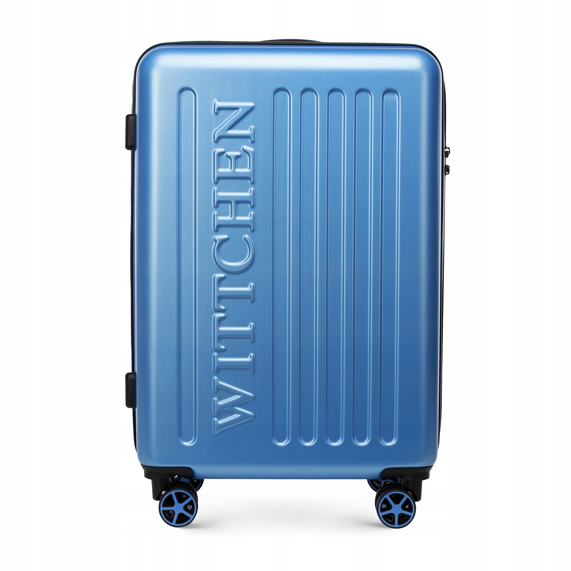 Walizka średnia Wittchen Abs 66x44x25,5 cm twarda niebieska